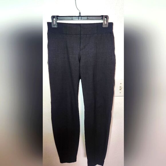 Athleta Work It City Wool Blend Pants Jogger Travel Dark Gray Size 2 - Picture 2 of 15